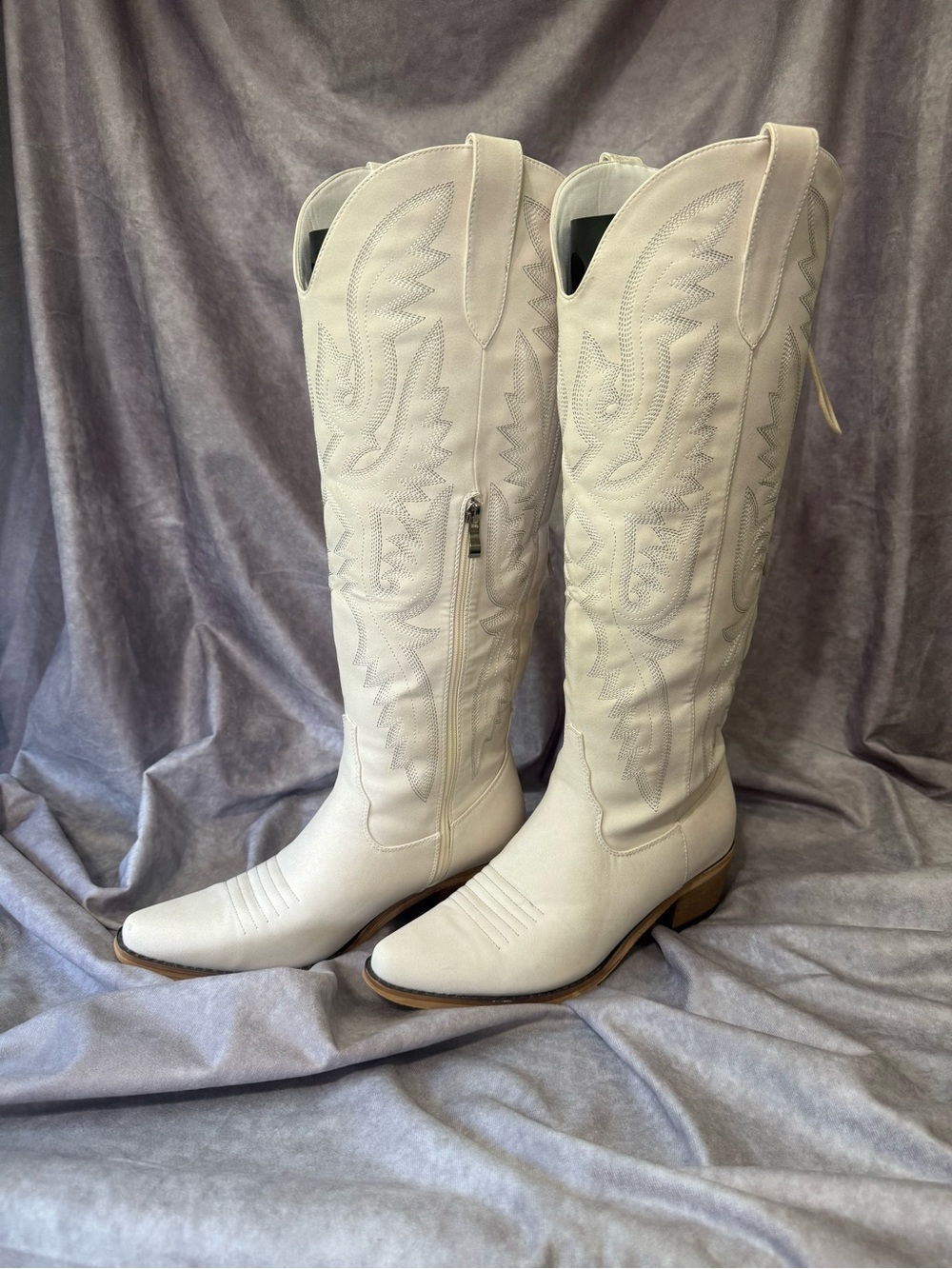 Women's Embroidered Over-the-Knee Western Boots
